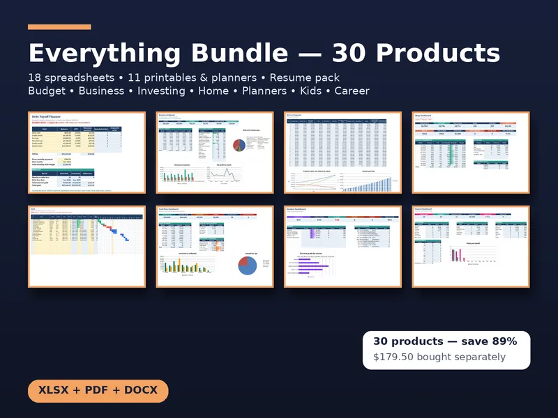 CalcHub Everything Bundle (All 30 Products) preview